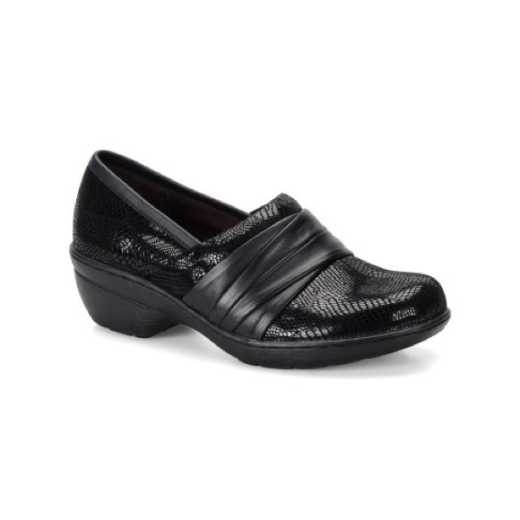 Montana Bayonne Leather Black Mule Clog Size 6.5 - Picture 1 of 11